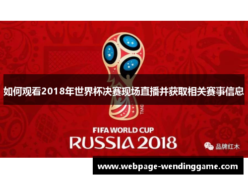 如何观看2018年世界杯决赛现场直播并获取相关赛事信息